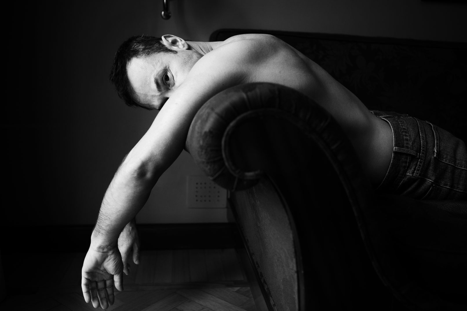 man portrait black and white 2